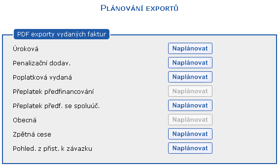 Plnovn export