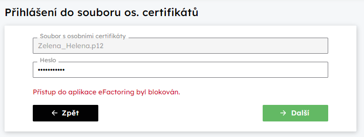 Pihlen uivatele s blokovanmi certifikty