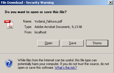 Question during file download