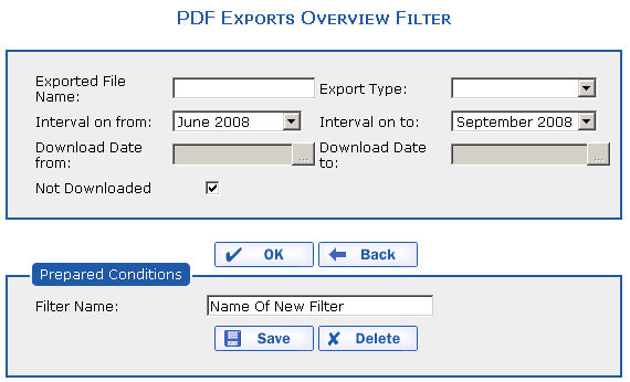 PDF Export filter